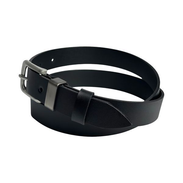 Жіночий шкіряний ремінь 30 мм чорний 01200301 фото