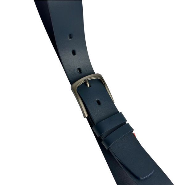 Ремінь чоловічий шкіряний Skipper 45 мм синій 08004517 фото